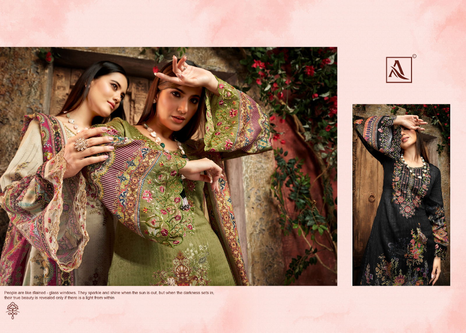 Qurbat 8 By Alok 001-008 Pakistani Suits Catalog